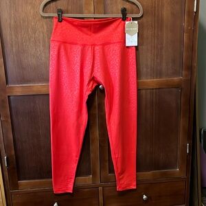 NEW BuffBunny Red Leopard Leggings - XL